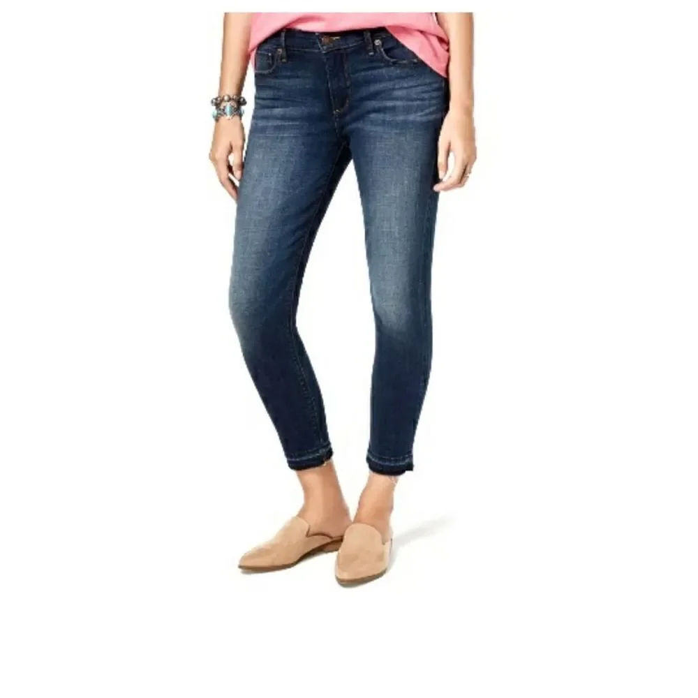 LUCKY BRAND BROOKE CAPRI RELEASED HEM SKINNY JEANS SZ 2/26